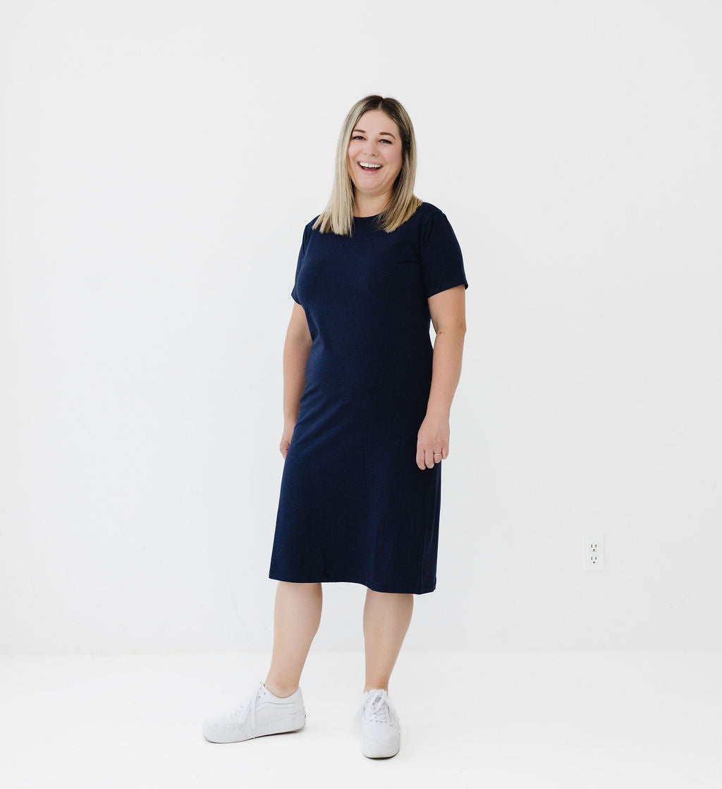 The Tee Shirt Dress in the Mid Length