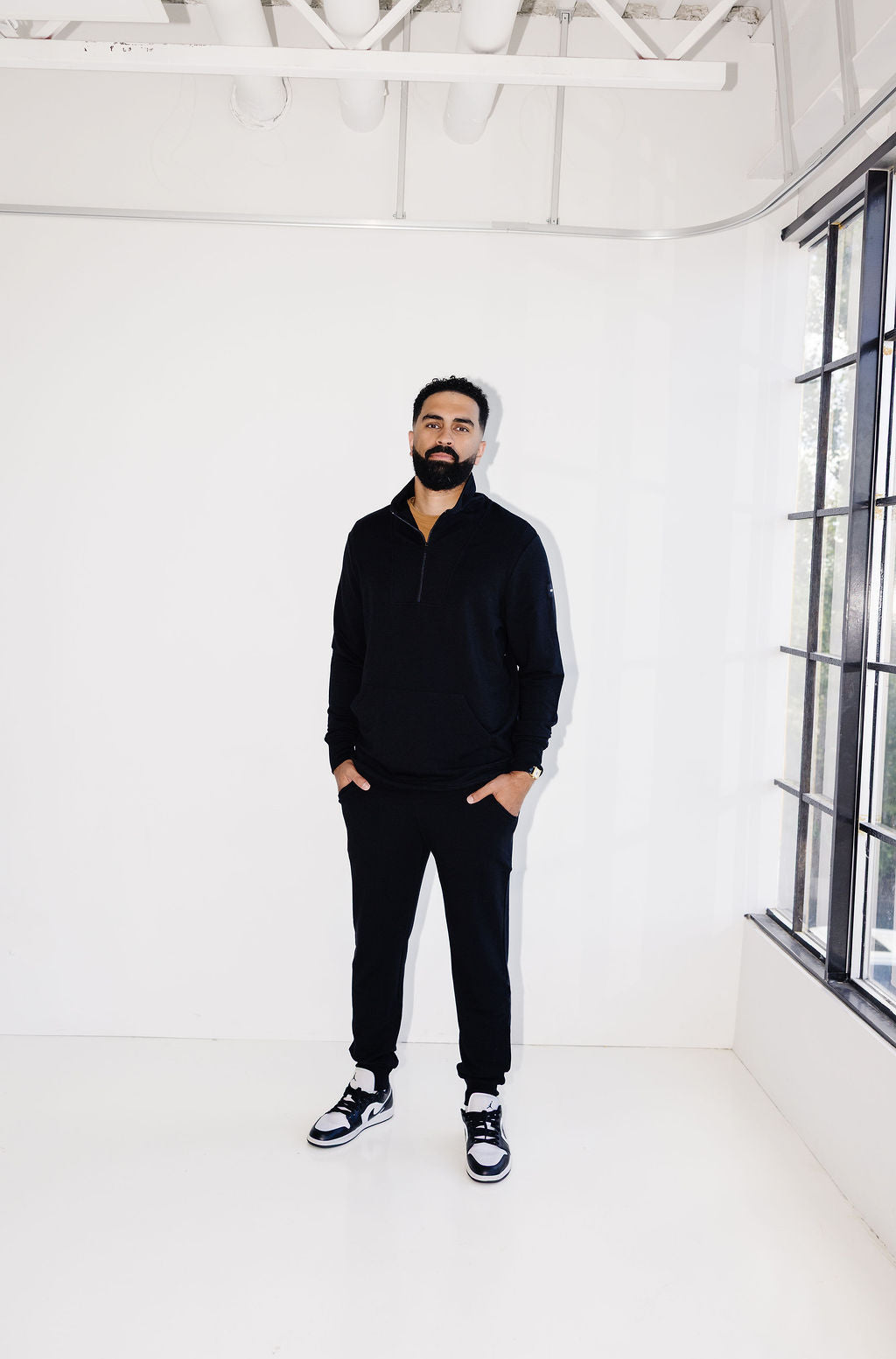 The Unisex Quarter Zip in French Terry