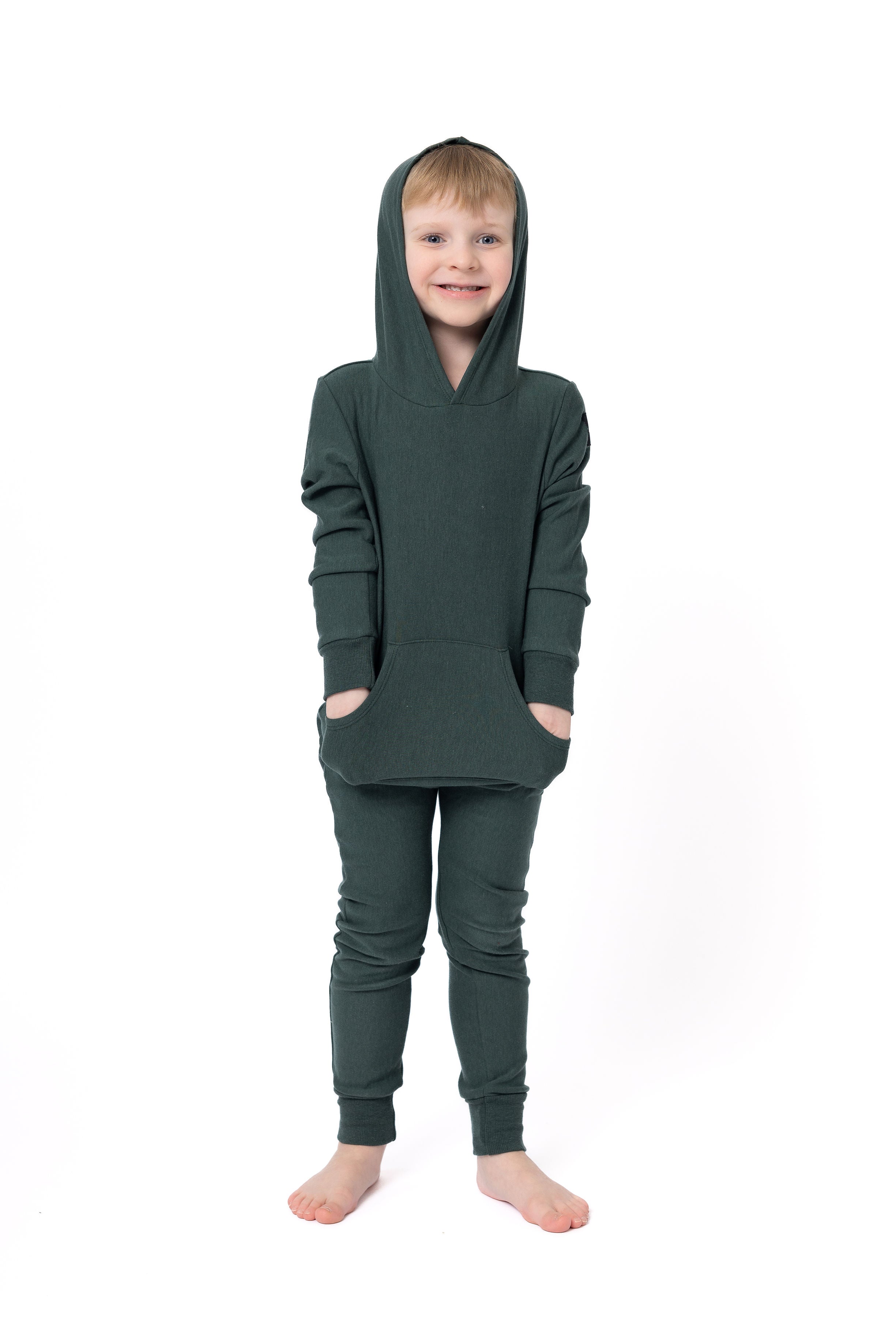 The Big Kid Romper in Fleece