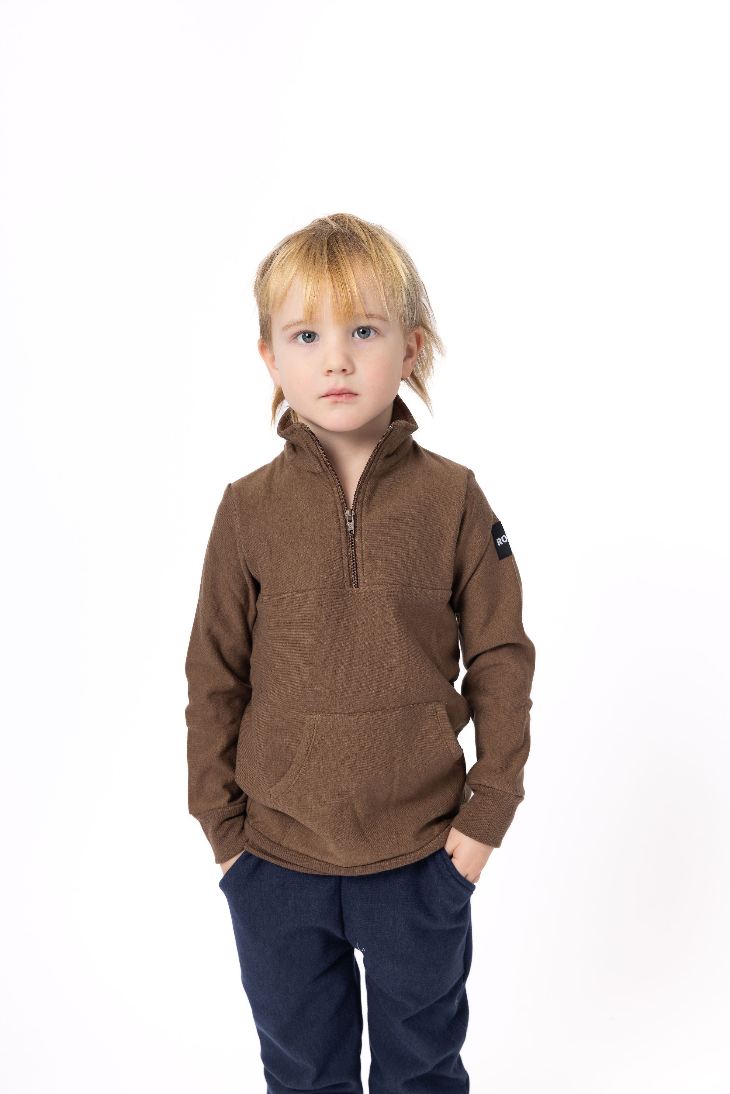 The Kid's Quarter Zip in Fleece