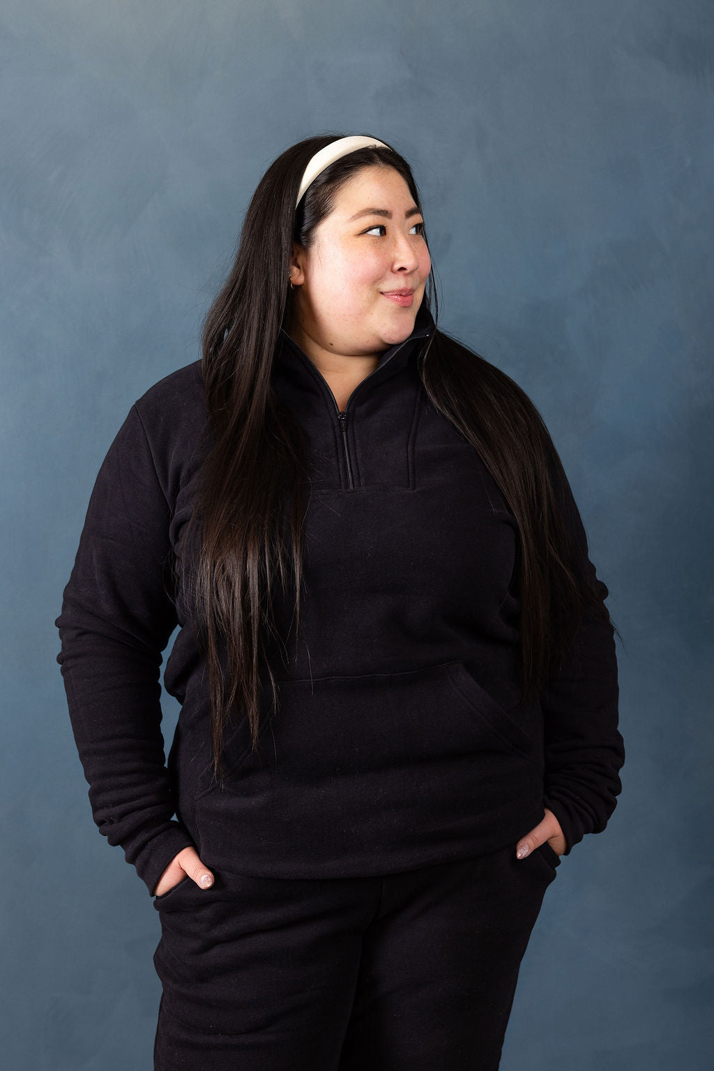 The Unisex Quarterzip in Fleece