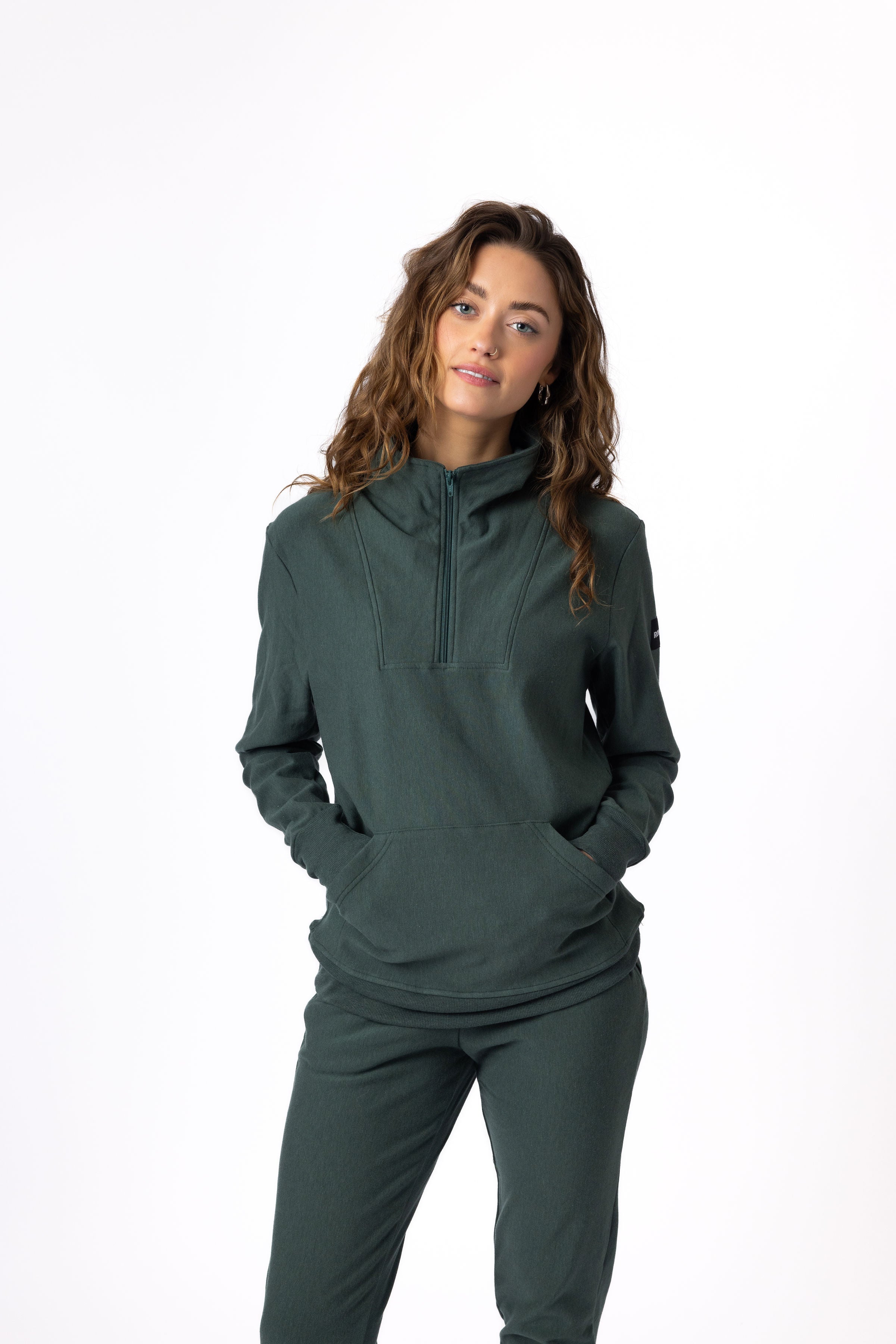 The Unisex Quarter Zip in Fleece