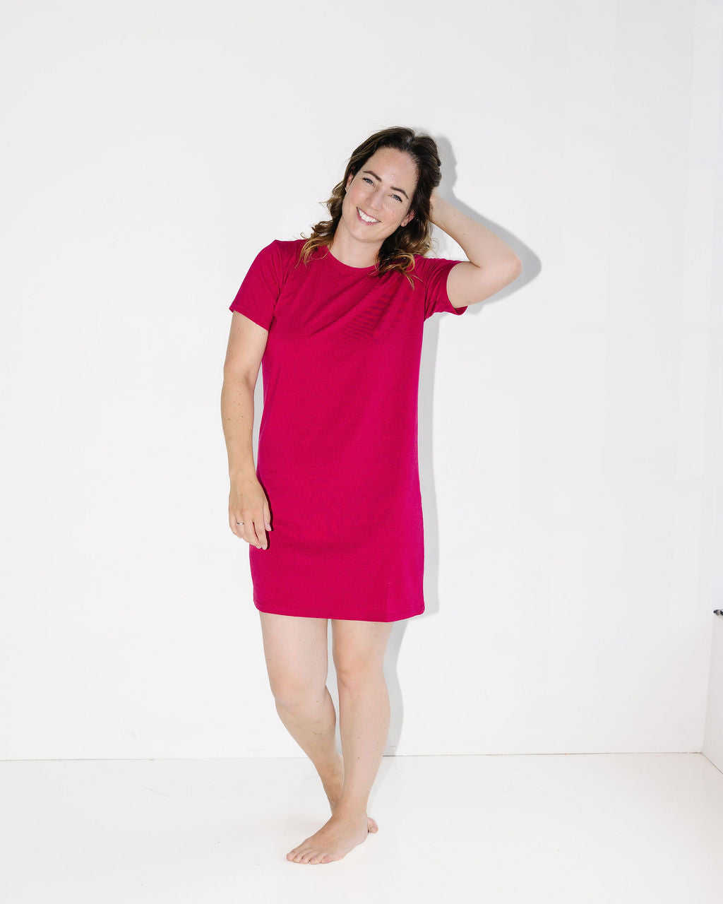 The Tee Shirt Dress in the Mini length