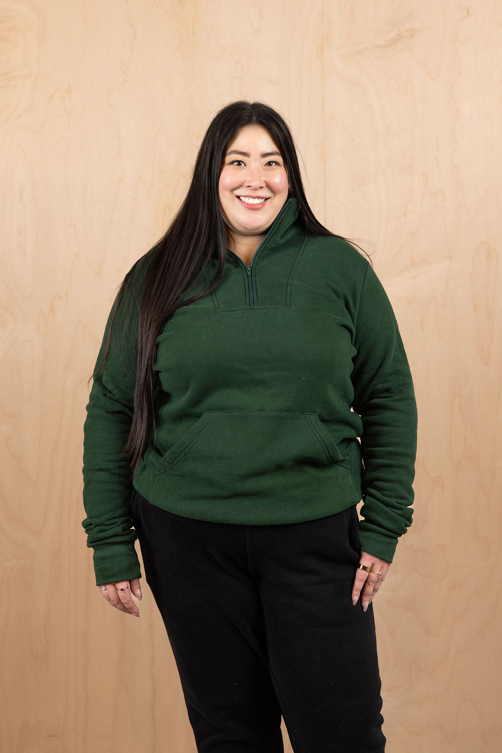 The Unisex Quarterzip in Fleece