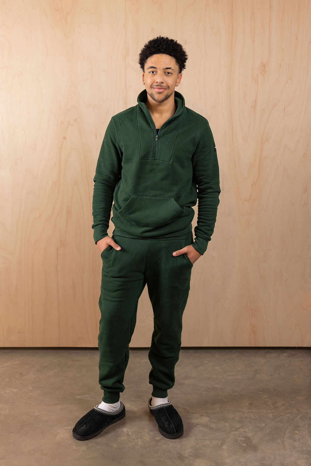 The Unisex Quarterzip in Fleece