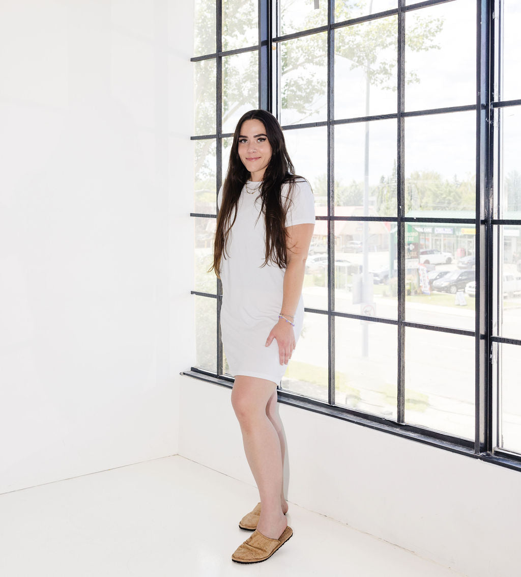 The Tee Shirt Dress in the Mini length