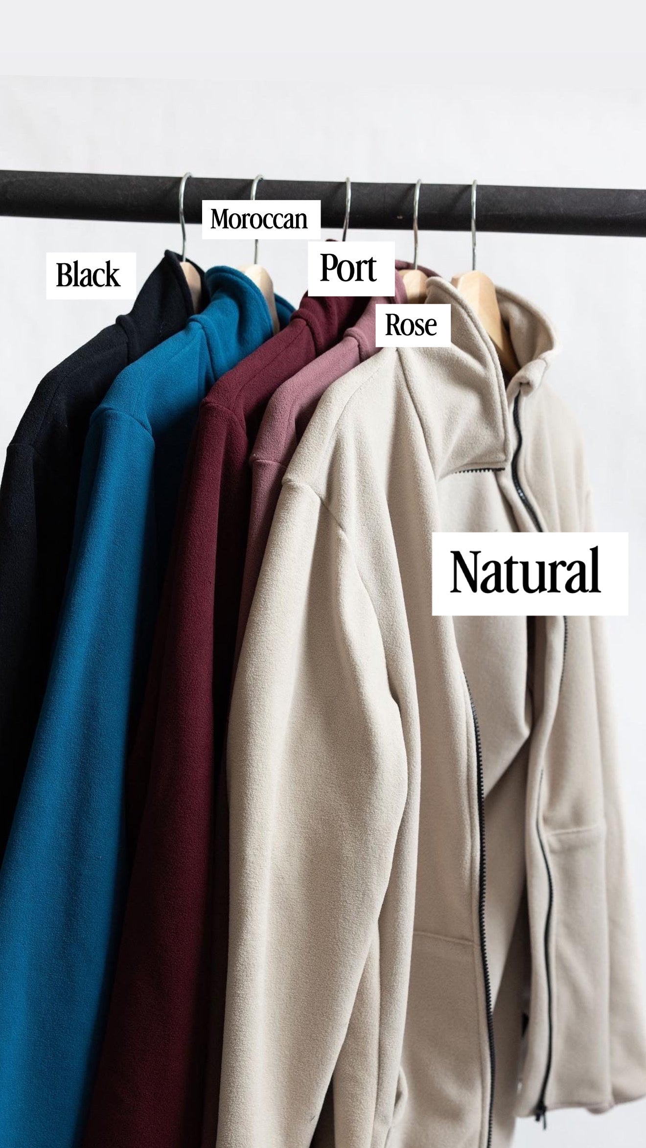 PREORDER - The Cropped Recycled Fleece Quarter Zip