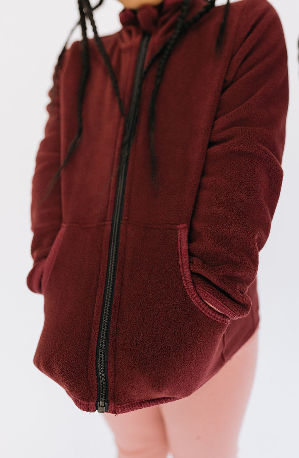 PREORDER - The Cropped Recycled Fleece Quarter Zip
