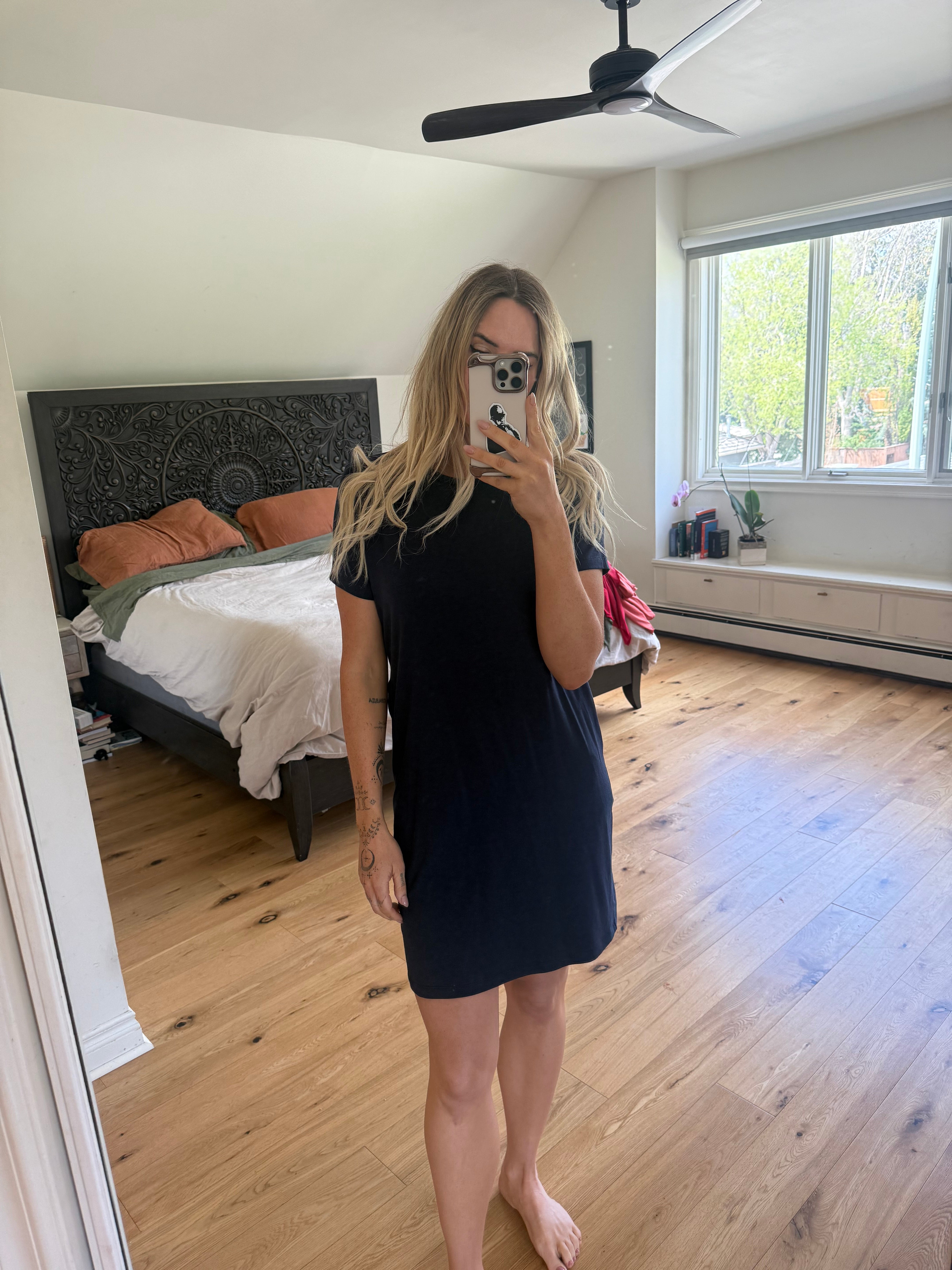 The Tee Shirt Dress in the Mini length