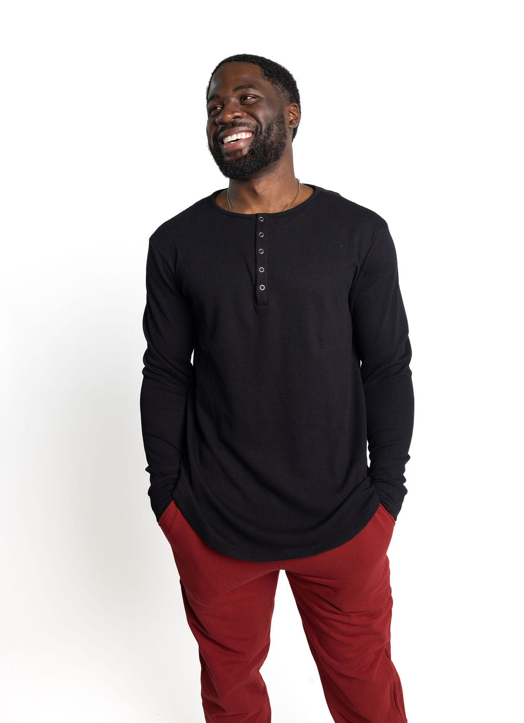 The Men's Waffle Henley