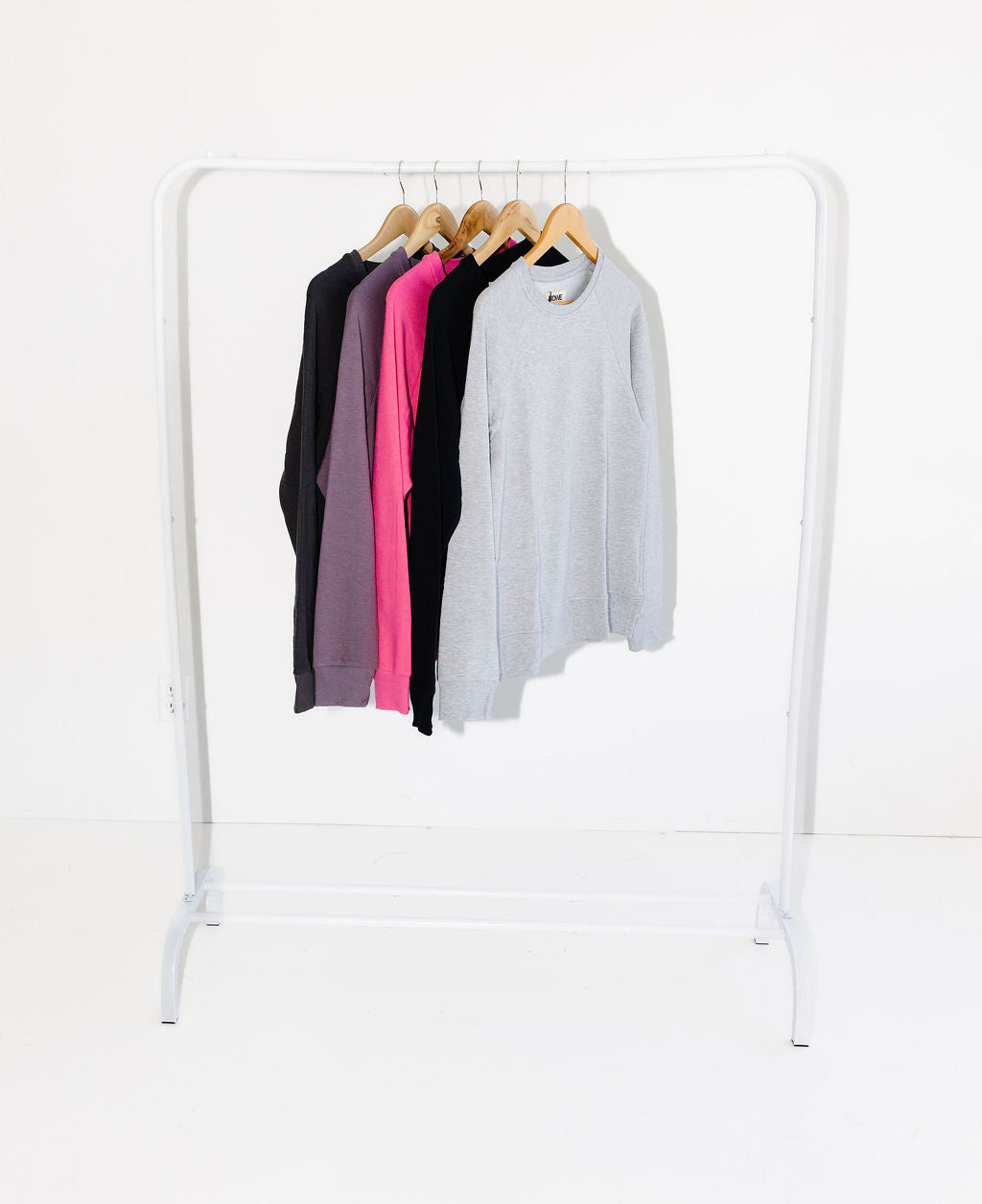 The Cropped Quarter Zip in French Terry
